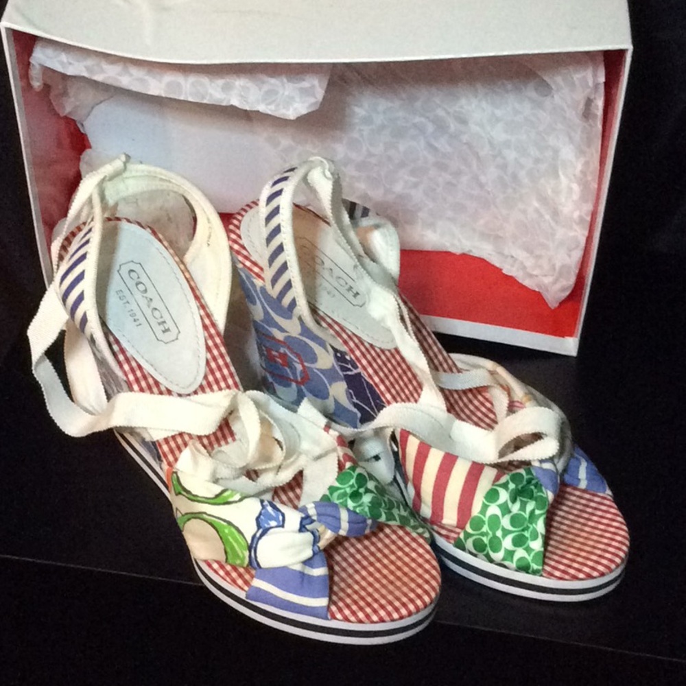 Coach Wedge Heel Sandal